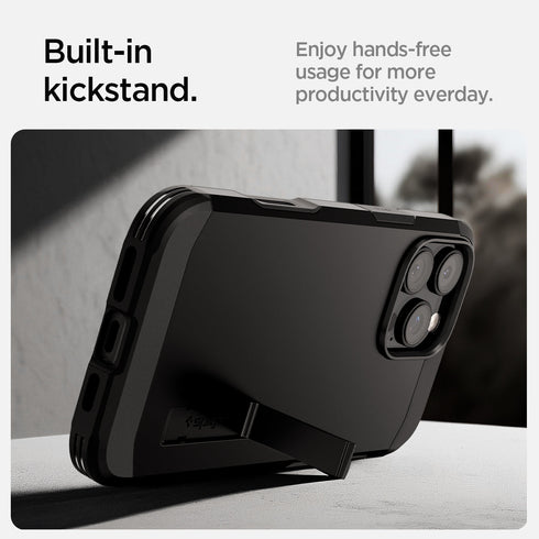 Spigen Capa para iPhone 16 Pro Max / 16 Pro – Tough Armor T (MagFit + Botão de Câmera)